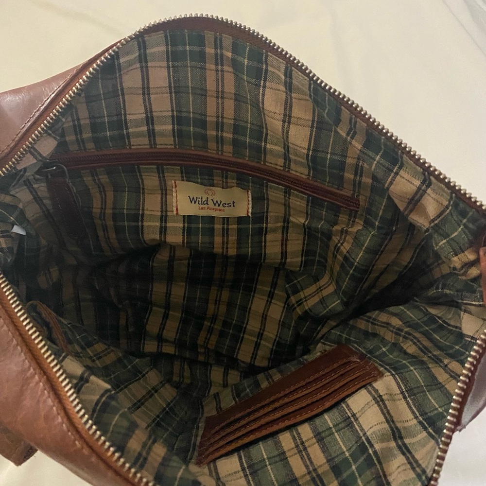 Wild West Cognac MIA Leather Tote Bag - Picture 3 of 5